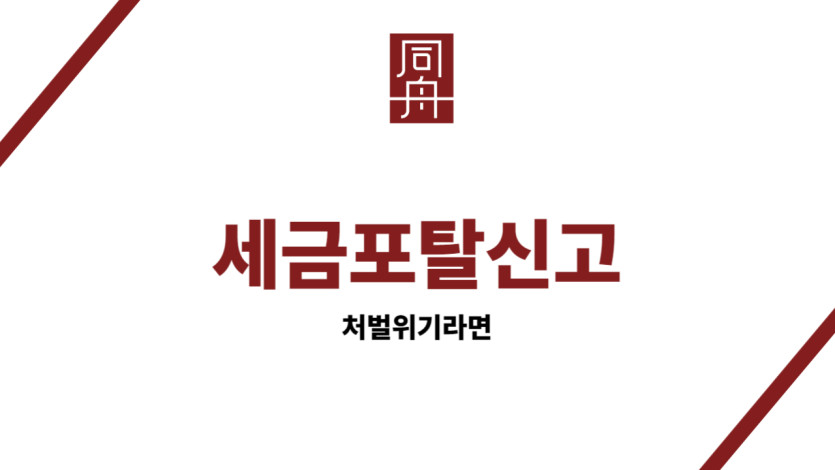 세금포탈신고