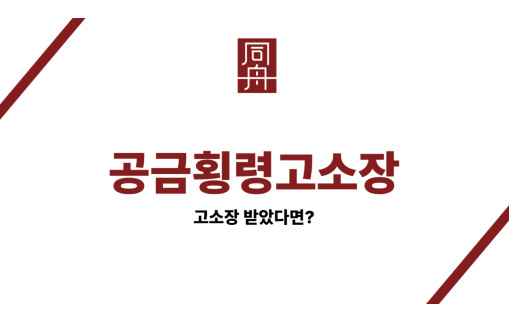  공금횡령고소장