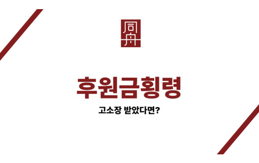 후원금횡령