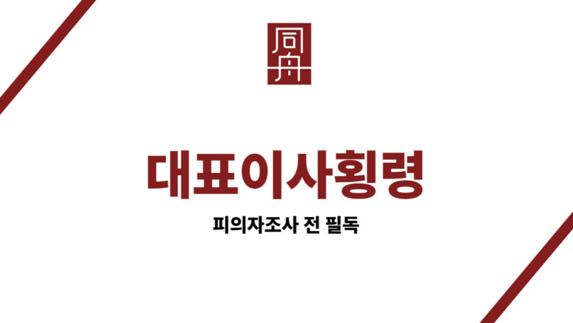 대표이사횡령