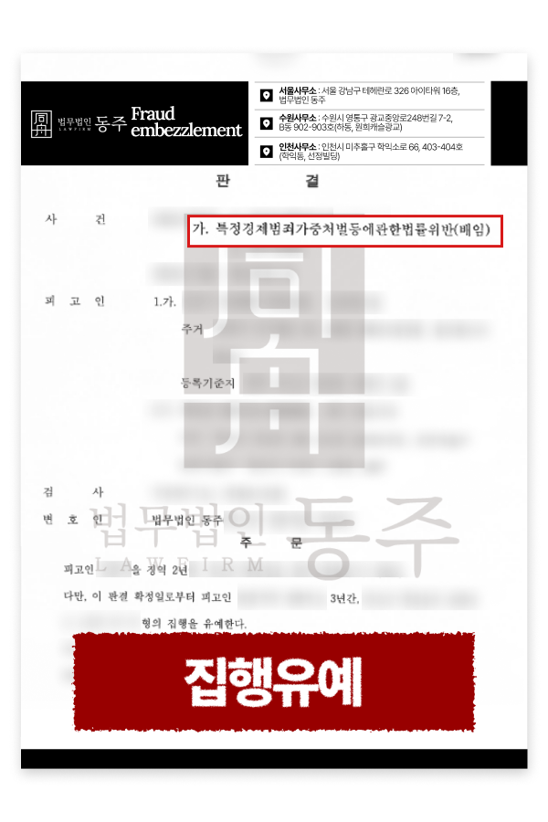특경법배임 집행유예 사례, 인력공급 용역비 5억 원 이상 업무상배임 특경법배임 인력공급 용역비 5억 원 이상 업무상배임 혐의에서 전액 변제와 합의로 집행유예를 받은 사례를 설명하기 위해 삽입된 이미지