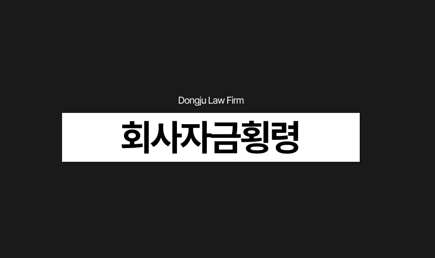 회사자금횡령 공금 유용 무혐의부터 처벌 감경 전략까지.png
